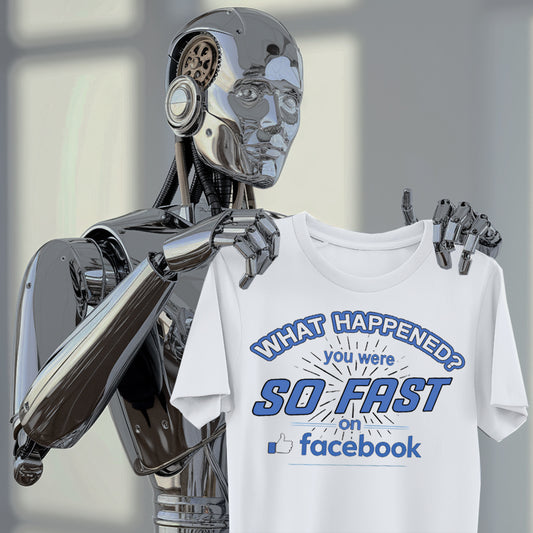 WHAT HAPPENED? YOU WERE SO FAST ON FACEBOOK